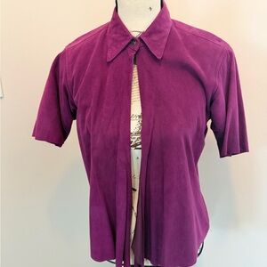 Ralph Lauren Purple Label Bergdorf Goodman Jacket Suede Custom Collection Sz 10